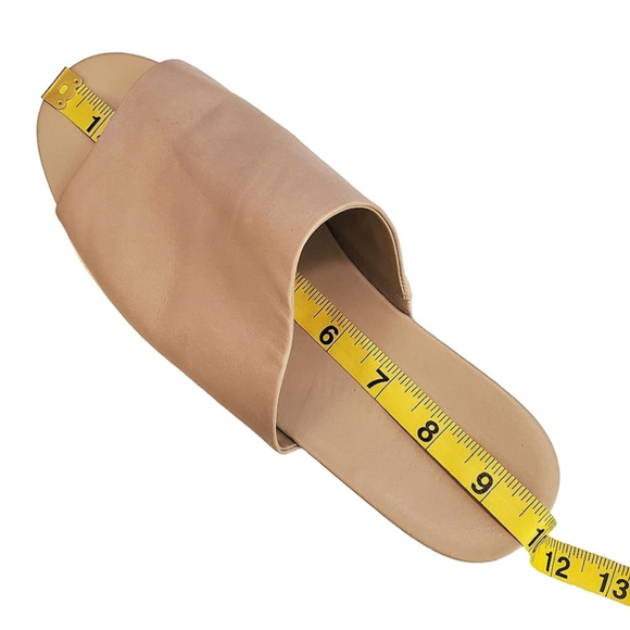 Vince Sandals (Size 8) Walford Tan Leather Flatform Platform Slide Rubber Sole - Picture 14 of 14